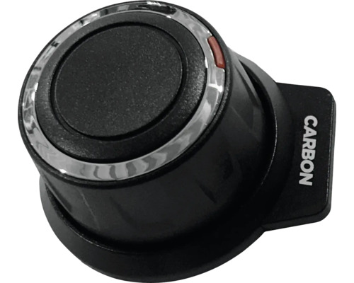 Carbon Drehknopf für Heizungsregelung