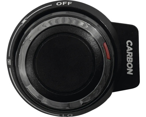 Drehknopf mit den Einstellungen Aus, Niedrig und Hoch