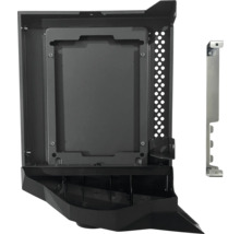 Schwarzstahlgehäuse mit Aussparung und Montagewinkel