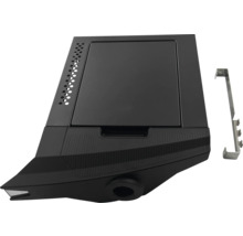 Schwarzer Aschekasten mit Montagebügel