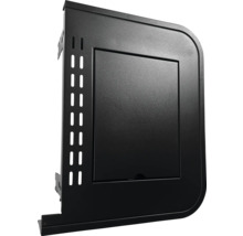 Schwarzes Wandgehäuse für den Innenbereich