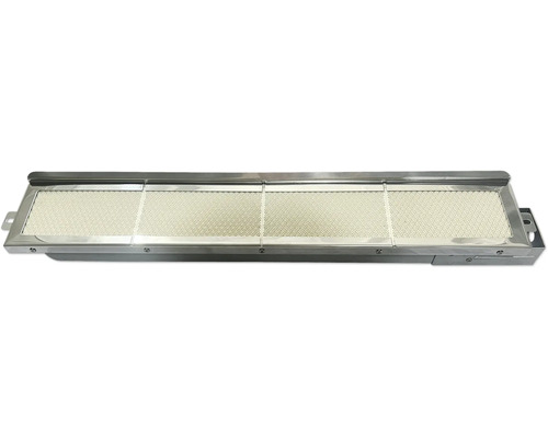 Grillbrenner aus Edelstahl mit vier Keramikbrennern