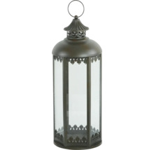 Dekorative Laterne aus Glas und Metall