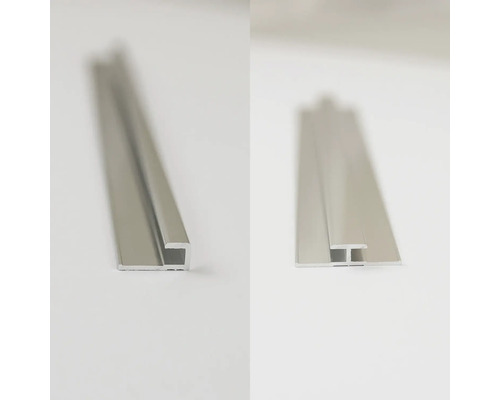 Aluminiumprofil im Querschnitt