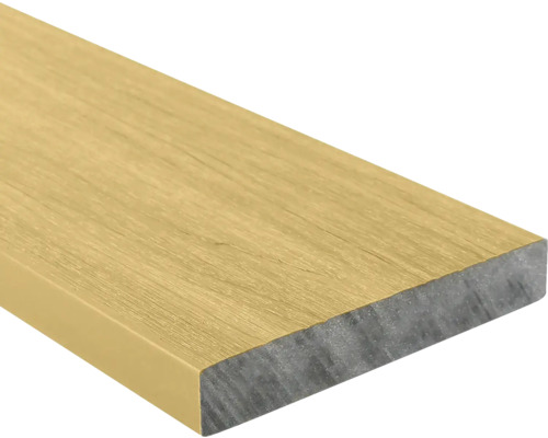 Konsta WPC Terrassendiele Nativo RAND Eiche hellbraun 22,5x138x3000 Terrassendiele aus Holz-Polymer-Werkstoff