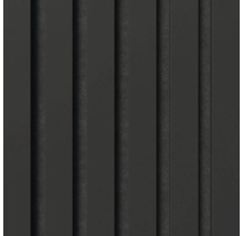 Nahaufnahme von Wandpaneelen mit Rillen für dekorative Zwecke