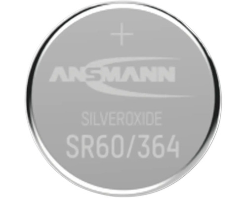 Ansmann Knopfzelle SR60/364 1,55 Volt 10 Stück Ansmann Silberoxid Knopfzelle SR60/364