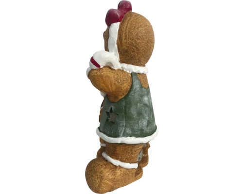 Dekofigur Teddy mit Pflaumenmännchen