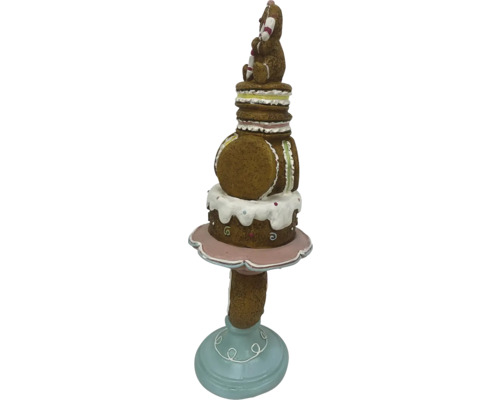 Dekorative Kuchenetagere mit Teddybärfigur für festliche Anlässe