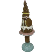 Dekorative Macaron-Säule mit Bär für Innendekoration