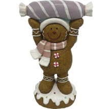 Lebkuchenmann Figur mit Süßigkeiten-Dekoration