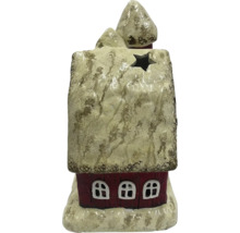 Dekorative Teelichthaus für die Weihnachtszeit