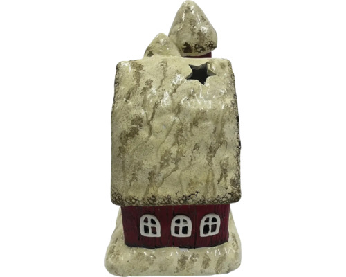 Dekorative Teelichthaus für die Weihnachtszeit