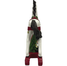 Dekorative Pferdefigur mit Weihnachtsbaumschmuck