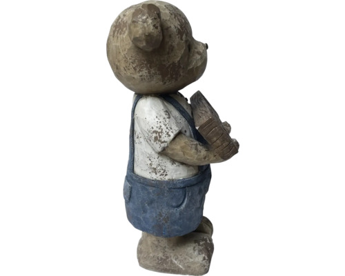 Dekofigur Bär mit Fass