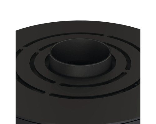 Metall Lampenfassung mit Ringmuster