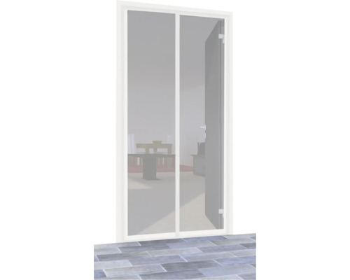 Fliegengittertür im Türrahmen