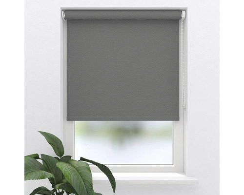 SOLUNA Verdunkelungsrollo 90x275 cm D16 grau