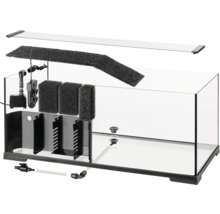 Aquarium mit Filter und Zubehör