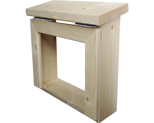 Holzhocker mit Klappdeckel für den Innenbereich