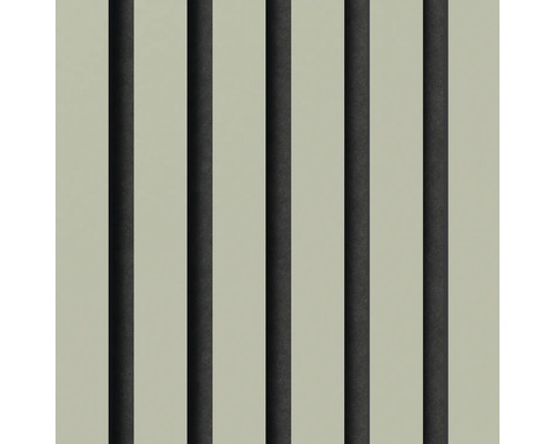 Dekorplatte mit vertikalen Rippen zur Wandverkleidung