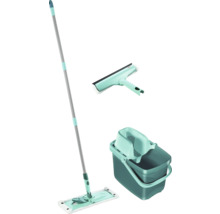 Wischmop Set mit Eimer, Wischtuch und Fensterwischer