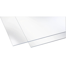 Transparente Kunststoffplatte