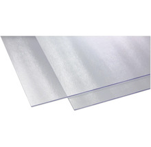 Zwei transparente Kunststoffplatten
