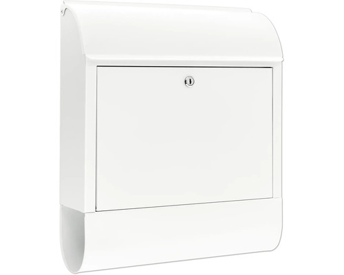 Burg Wächter Briefkasten Scandic 825 BxHxT 380/460/137 mm weiß mit Öffnungsstopp und Zeitungsbox Burg Wächter Briefkasten Scandic 825 BxHxT 380/460/137 mm weiß mit Öffnungsstopp und Zeitungsbox