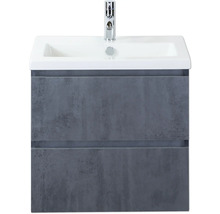 Waschtisch mit zwei Schubladen, Waschbecken und Armatur