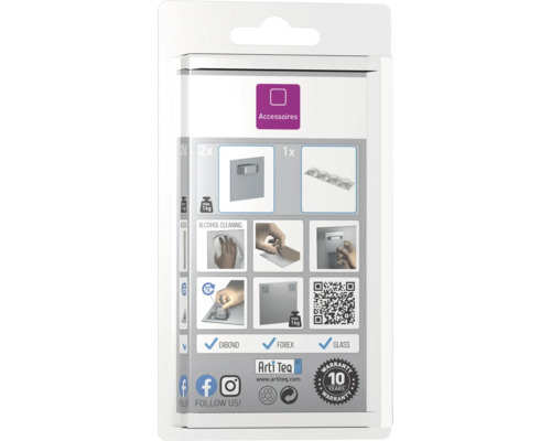 Arti Teq Zubehörpackung mit Montageanleitung