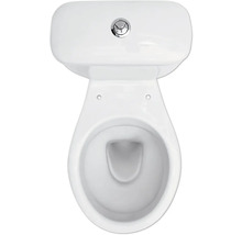 Aufnahme einer Toilette mit Spülkasten von oben