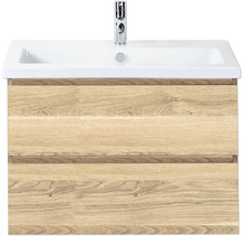 Waschtisch mit zwei Schubladen und Aufsatzwaschbecken