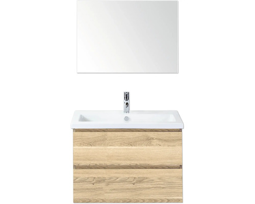 Waschtisch mit Unterschrank und Spiegel für das Badezimmer