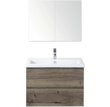 Waschtisch mit Waschbeckenunterschrank und Spiegelschrank