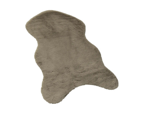 Rechteckiger Teppich aus Kunstfell