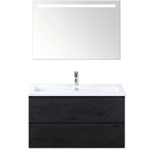 Waschtischkombination mit Spiegel und Unterschrank