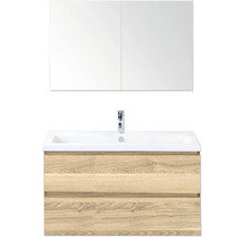 Waschtisch mit Spiegel und Unterschrank