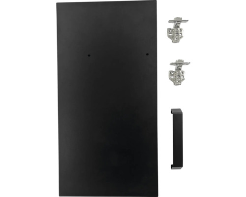 Schranktür mit Scharnieren und Griff