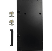 Schranktür mit Scharnieren und Griff