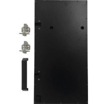 Schranktür mit Scharnieren und Griff