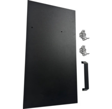 Schranktür mit Scharnieren und Griff