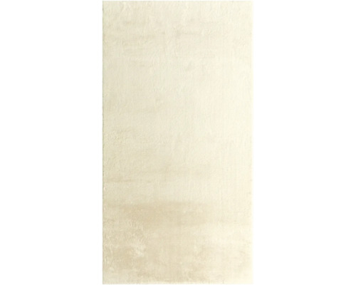 Rechteckiger Teppich mit melierter Oberfläche