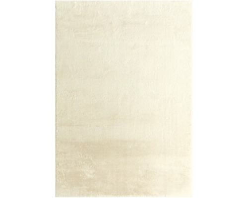 Hochflorteppich Shaggy Florenz beige 140x200 cm Rechteckiger Teppich