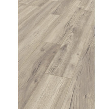 Nahaufnahme von verlegtem Laminatboden mit Holzstruktur
