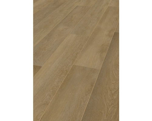 Nahaufnahme von verlegtem Laminatboden