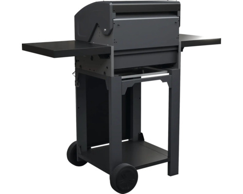 Grillwagen mit Seitenablagen und Rollen für den einfachen Transport
