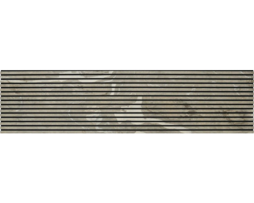 Akustikpaneel mit Holzlatten auf Trägermaterial