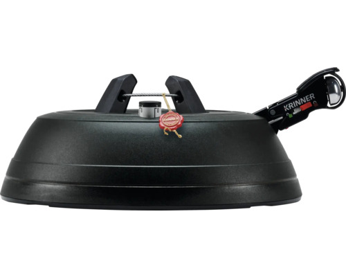 Weihnachtsbaumständer Krinner Ultra Grip+ L Black Kunststoff max. Baumhöhe 2,7 m max. Stammdurchmesser 12 cm Krinner Christbaumständer mit Seilzugtechnik