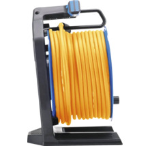 Kabelaufroller mit gelbem Kabel